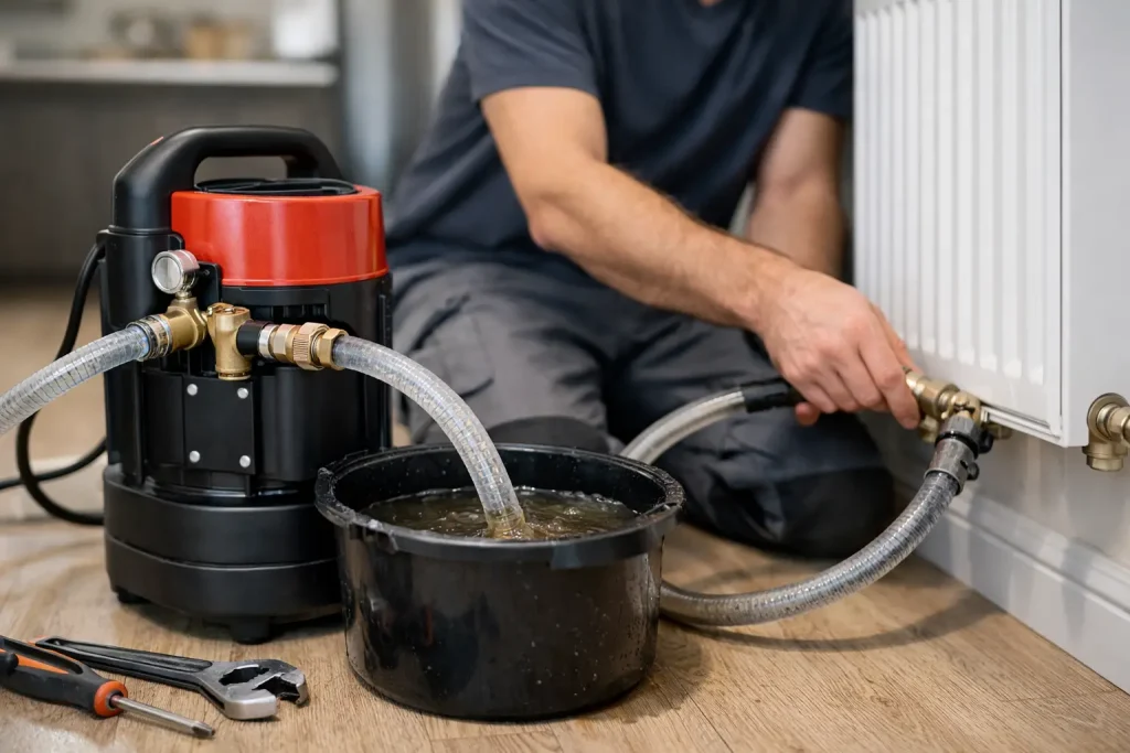 How to Power Flush Central Heating System DIY
