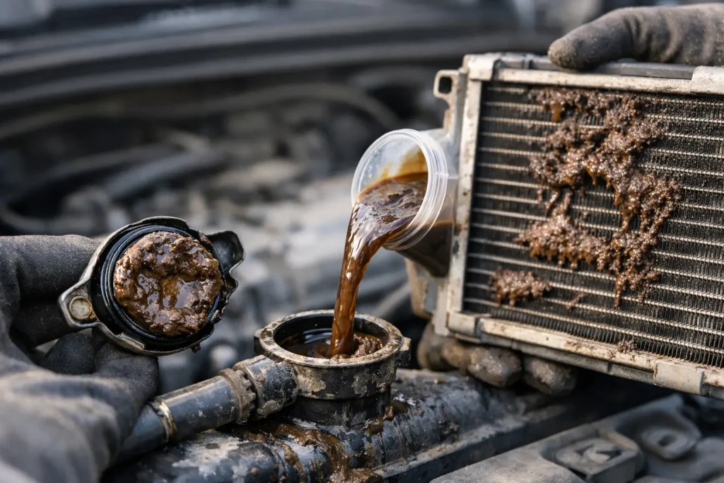 Radiator Sludge Symptoms to Watch For